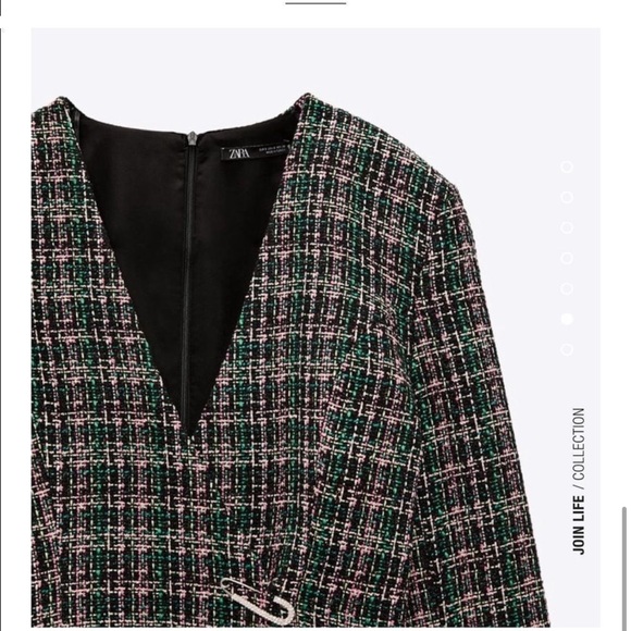 Zara structured blazer dress  NEVER WORN - Picture 6 of 7